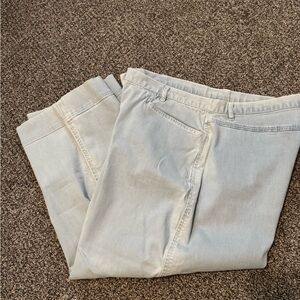 J. Jill Light Blue Ankle & Cropped Jeans